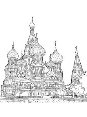 Раскраски Кремль