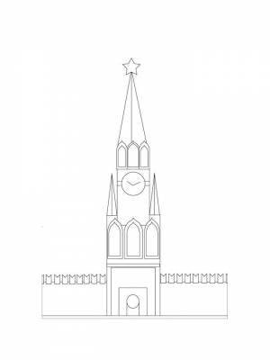 Картинка Кремль для девочек