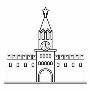 символ, в кремле, план PNG рисунок, Спасская башня Московского Кремля икона картинки пнг файлы