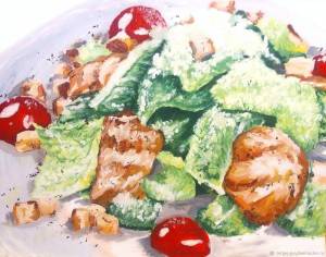 Детские рисунки салата