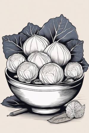 Раскраска салат для печати