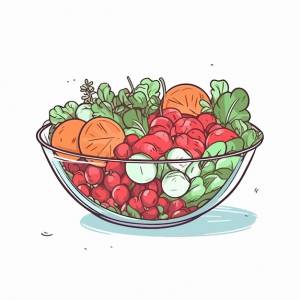 Салат плоская векторная иллюстрация салат ручной рисунок изолированная векторная иллюстрация