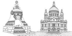 Раскраска Москва