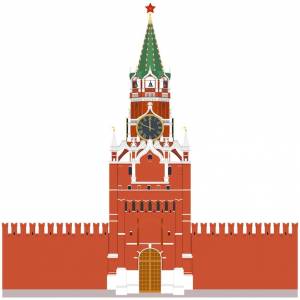 Башня московского кремля в россии