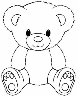 Любимая игрушка раскраска для детей