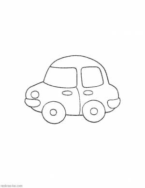 Раскраски Раскраска Машина игрушки игрушки