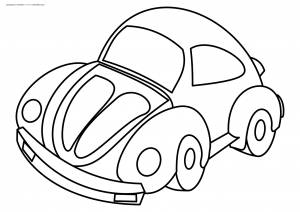 Раскраска Автомобиль