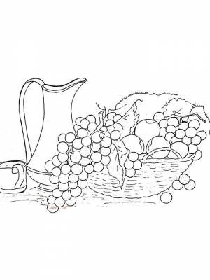 Раскраски Натюрморт   в формате