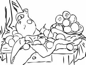 Раскраски Натюрморт