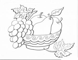 Раскраски Рисунок натюрморт