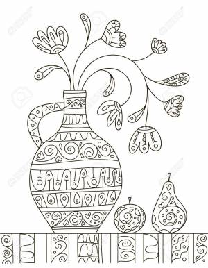 Hand Drawing Coloring Book For Children And Adults