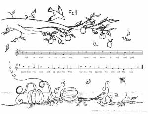 Раскраски нот, Раскраска Музыкальные ноты Музыка
