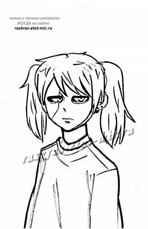 Раскраски Салли Фейс