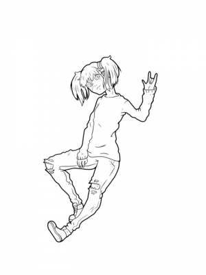 Раскраски Салли Фейс   в формате