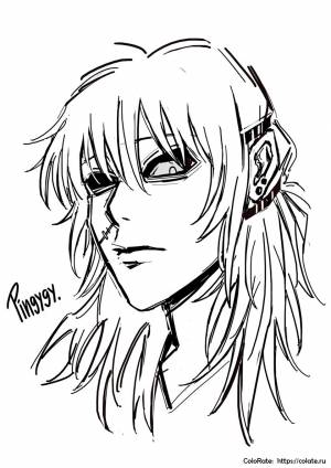 Раскраска Убийца Салли-Кромсали