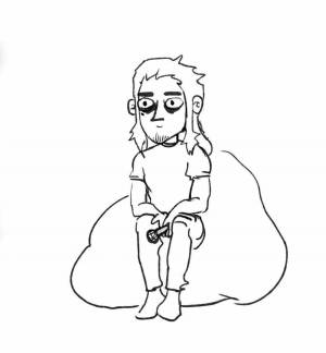 Раскраски Ларри из салли фейс