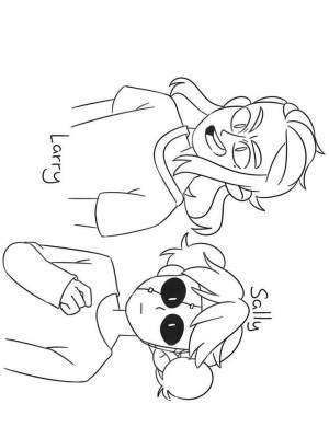 Раскраска Салли Фейс  онлайн