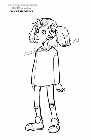 Раскраски Салли Фейс