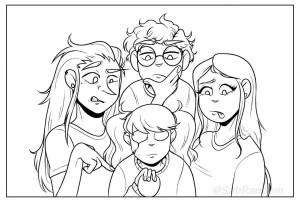 Раскраски Ларри из салли фейс