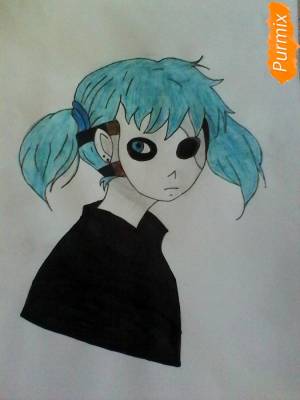 Как нарисовать Салли из игры Sally Face поэтапно 3 урока