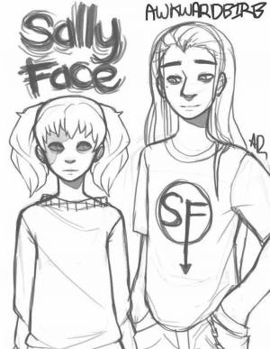 Раскраски Салли фейс