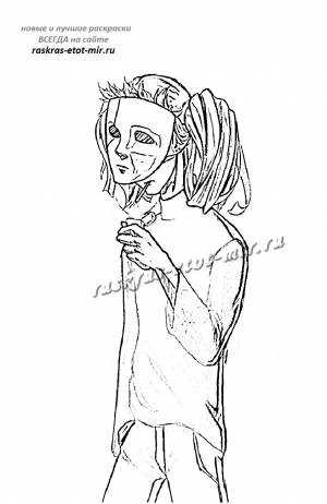 Раскраски Салли Фейс