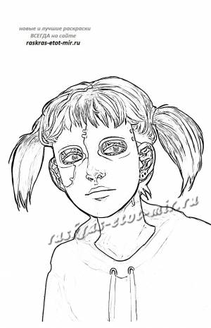 Раскраски Салли Фейс