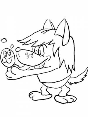 Раскраска Советские мультики для девочек