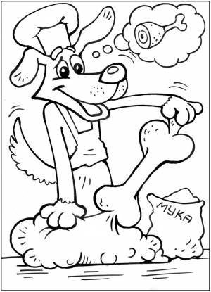 раскраски из мультфильма простоквашино для детей и взрослых