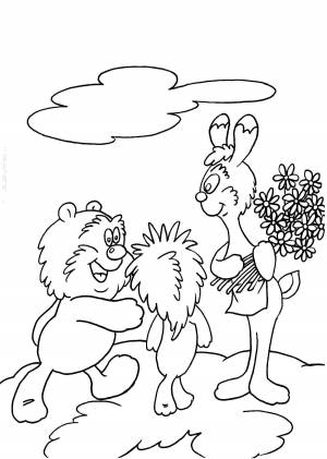 Раскраски Раскраска Советский мультфильм мультики, Download print coloring page