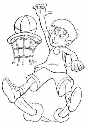 Спорт раскраска