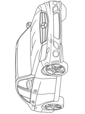 Раскраски машины Мерседес