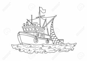 Fishing Boat In The Sea