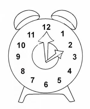 Раскраски Часы