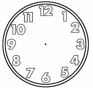 ЧАСЫ  РАСКРАСКИ