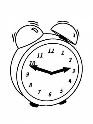 Раскраска Часов