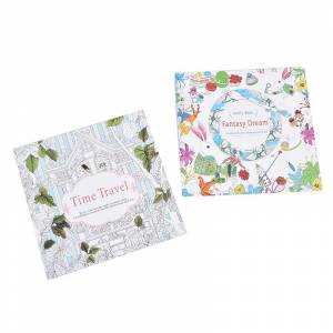 Книжка-раскраска для детей и взрослых, снимает стресс, убивает время, рисует, художественная книга