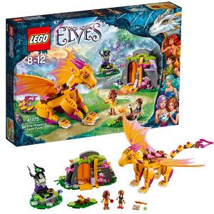 конструктор LEGO ELVES Лавовая пещера дракона огня 41075 серии Лего Эльфы
