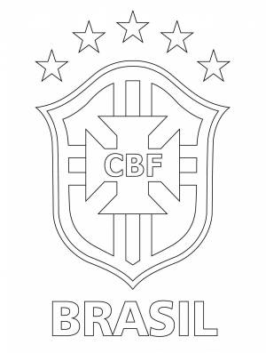 Раскраски Эмблема реал мадрид