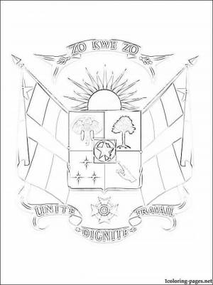 Эмблема семьи раскраска