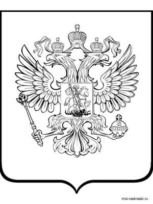 Раскраска Россия