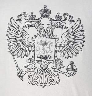 Герб россии для срисовки