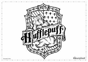 Раскраски Гарри поттер факультеты