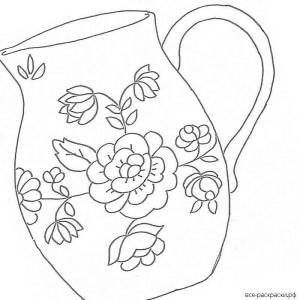 Раскраски Гжель для детей