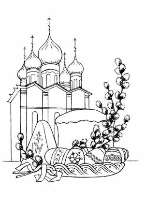 Раскраска храм