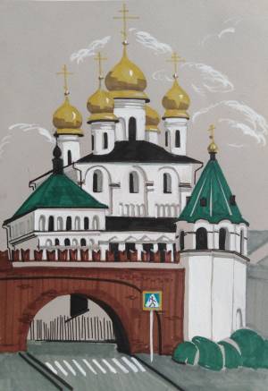 Картина Федоровский собор
