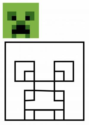 Раскраска крипера