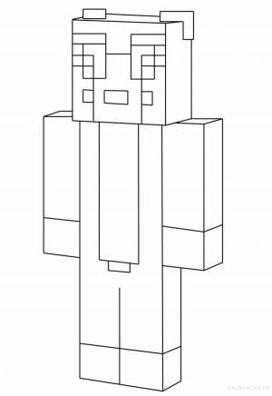 Раскраски Компот майнкрафт