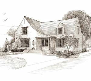 Как нарисовать дом