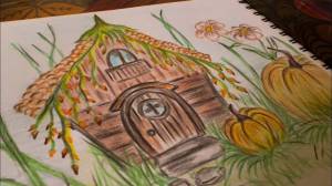 РИСУНОК ОСЕНЬ КАРАНДАШАМИ